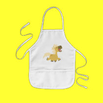 Laughing Cartoon Pony cooking apron by Lioness_Graphics Laughing Cartoon Pony cooking apron