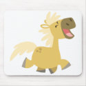 Laughing Cartoon Pony mousepad