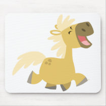 Laughing Cartoon Pony mousepad by Lioness_Graphics Laughing Cartoon Pony mousepad