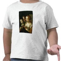 Laughing Couple with a mirror, 1596 Shirts