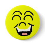 Laughing face Smiley Button