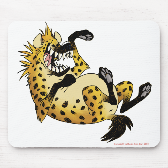 Laughing Hyena mousepad