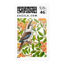 Laughing Kookaburra in Gum Tree Postage
