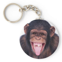 Laughing Monkey Keychain