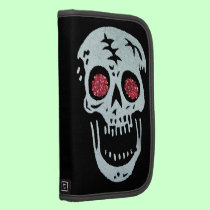Laughing Red Glitter Eye Skull planners