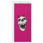 laughing Skull Rack Card Design