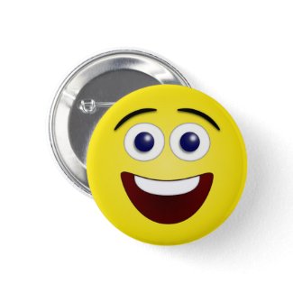 Laughing Smiley 3D Button