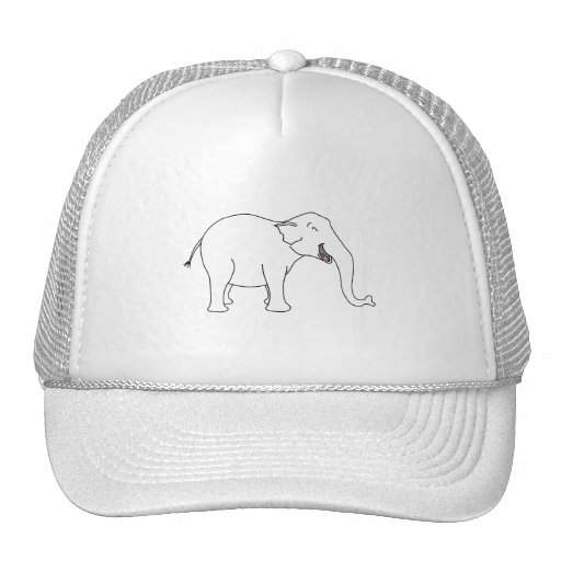 Laughing White Elephant. Hat