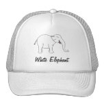 Laughing White Elephant. Trucker Hats
