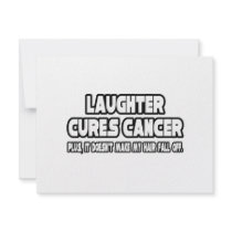 Laughter Cures Cancer...Doesn't Make My Hair Fall invitations