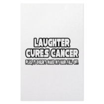 Laughter Cures Cancer...Doesn't Make My Hair Fall stationery