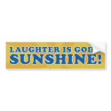 Laughter Is bumper stickers by ChristianBumper Laughter Is bumper stickers