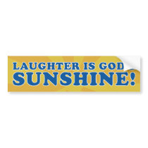 Laughter Is bumper stickers