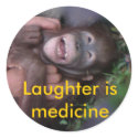 Laughter is Medicine stickers by Rebecca_Reeder Laughter is Medicine stickers