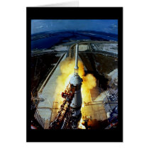 Launch of First Men to the Moon - Apollo 11 Greeting Cards