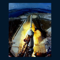 Launch of First Men to the Moon - Apollo 11 posters by Space_Exploration Launch of First Men to the Moon - Apollo 11 posters