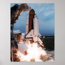 Launch of Space Shuttle Columbia (STS-75) Posters