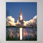 Launch of Space Shuttle Columbia (STS-94) Poster