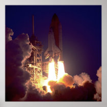 Launch of Space Shuttle Discovery (STS-96) Posters