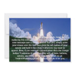 Launch of Space Shuttle Custom Invitations