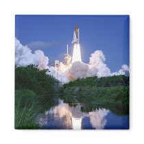 Launch of Space Shuttle Magnet