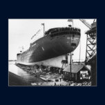 Launching of the Edmund Fitzgerald  6-8-1958 (#1) Post Cards