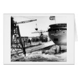 Launching of the Edmund Fitzgerald  6-8-1958 (#5) Card