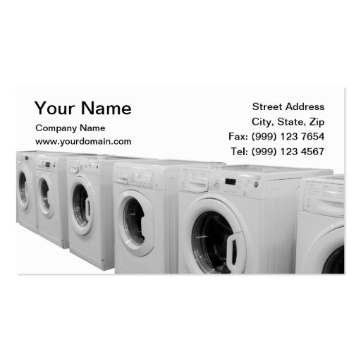 Laundry Business Card Zazzle