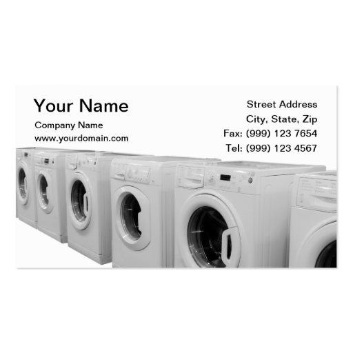 Laundry Business Card