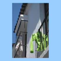 Laundry Day in Barcelona, Spain Print II posters