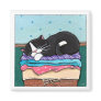 Laundry Day Nap - Cat Magnet