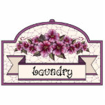 "Laundry" - Decorative Sign - 06 Photo Cutouts