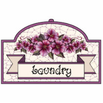 "Laundry" - Decorative Sign - 06 photo sculptures
