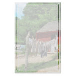 Laundry Hanging on Line Custom Stationery