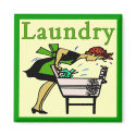 Laundry Lady magnets by figstreetstudio Laundry Lady magnets