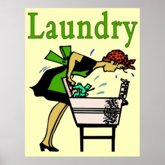 Laundry Lady print