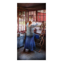 Laundry - Miss Lady Blue Photo Cards