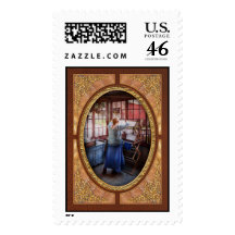 Laundry - Miss Lady Blue Stamp