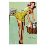 Laundry Pinup Personalized Flyer