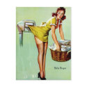 Laundry Pinup postcards by tnmpastperfect Laundry Pinup postcards