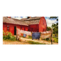 Laundry - The Clothes Line Photo Card