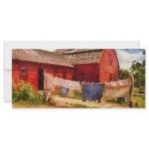 Laundry - The Clothes Line Custom Rack Cards