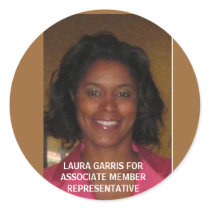 LAURA GARRIS FORASSOCIATE MEMBER REPRESENTATIVE stickers by zapper202 LAURA GARRIS FORASSOCIATE MEMBER REPRESENTATIVE stickers
