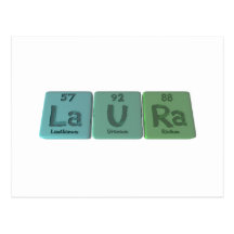 Laura-La-U-Ra-Lanthanum-Uranium-Radium.png Post Cards