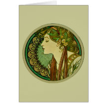 Laurel, Alfonso Mucha Tarjeton