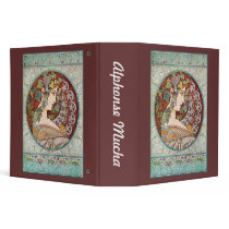 Laurel, Art Nouveau Illustration by Alphonse Mucha Binder
