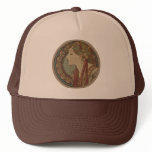 Laurel by Alphonse Mucha Hat