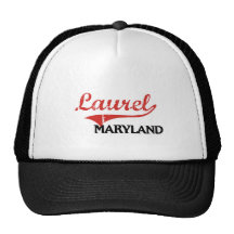 Laurel Maryland City Classic Mesh Hats