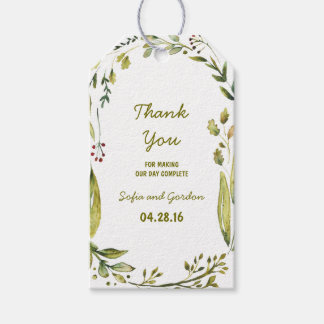 Laurel Rustic Wedding Gift Tags