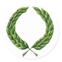 Laurel Wreath Stickers by DaVincisCousin Laurel Wreath Stickers